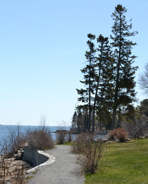 Shore Path, downtown Bar Harbor, Maine