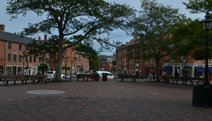 Market Square, downtown Newburyport, Mass.