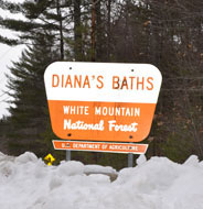 Diana's Baths, waterfall, part of White Mtn. Natl. Forest, West Side Rd., Bartlett, N.H.