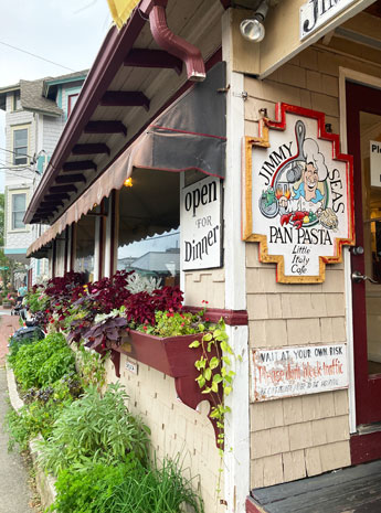 Jimmy Seas Pan Pasta Restaurant, Kennebec Ave., Oak Bluffs