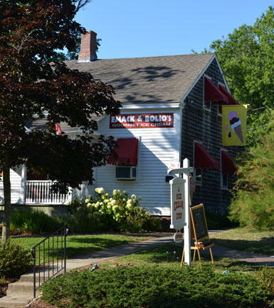 Emack and Bolio's, ice cream shop on Main St. in downtown Wellfleet