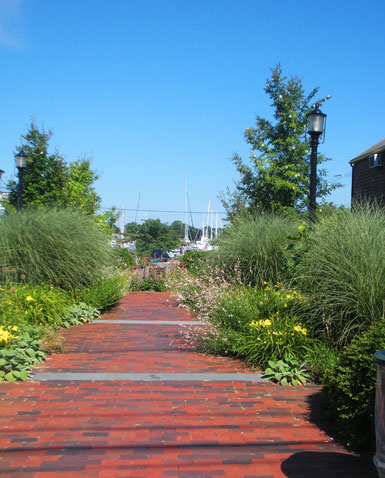 Garden Path to Wickford Harbor, Brown St., Wickford, R.I.