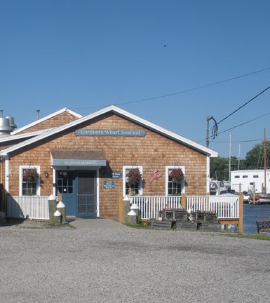 Gardner's Wharf Seafood, end of Main St. at Wickford Cove, Wickford, R.I.