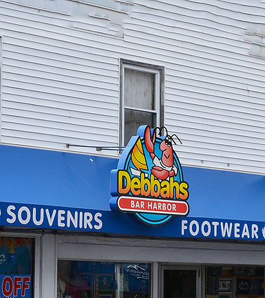 Debbahs, clothing and gifts, Main St., Bar Harbor