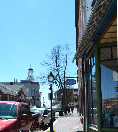 Front Street, downtown Bath, Maine