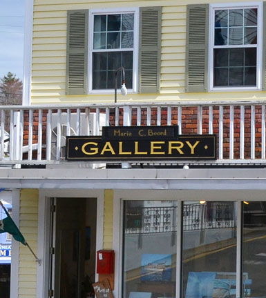 Maria Boord Gallery, Commercial St., Boothbay Harbor