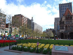 Copley Plaza and Trinity Church, Boston, Ma.