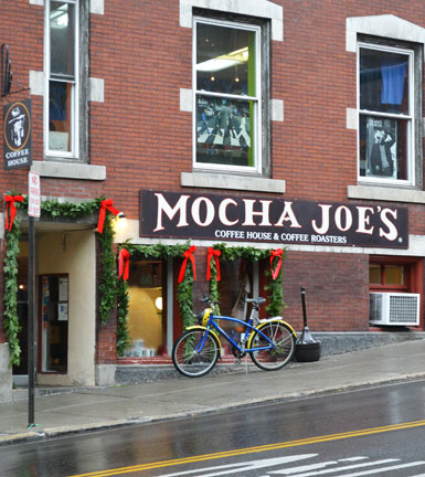 Mocha Joe's Coffee House and Coffee Roasters, Main St., Brattleboro