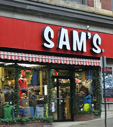 Sam's Outdoor Outfitters, Main St., Brattleboro