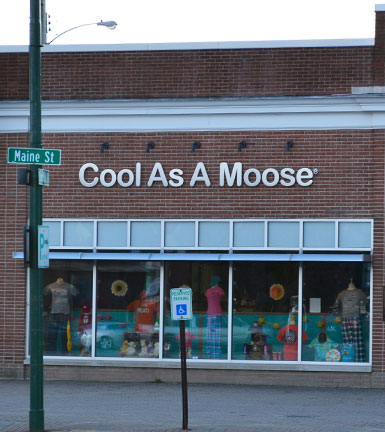 Cool As A Moose, Maine St., Brunswick