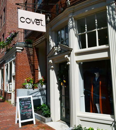 Covet, clothing boutique, Charles St.