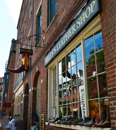 Helen's Leather Shop, Beacon Hill, Boston, Ma.