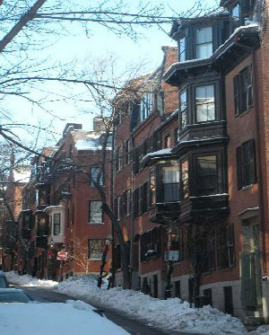 Charles St. townhouses, Beacon Hill, Boston, Ma.
