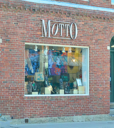 Motto, shop on Church St., Harvard Square
