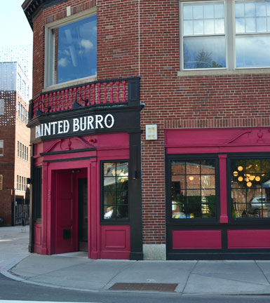 Painted Burro, restaurant on Church St., Harvard Square