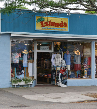 Islands, clothing shop, Main St., Hyannis, Ma.