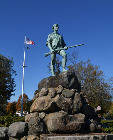 Minuteman Statue (Capt. John Parker) at Lexington Battle Green