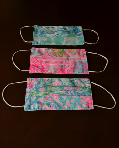 Masks from Lilly Pulitzer