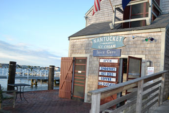 Nantucket Ice Cream & Juice Guys Shack, Straight Wharf, Nantucket, Ma.