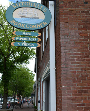 Main St. at Mitchell's Book Corner, Nantucket, Ma.