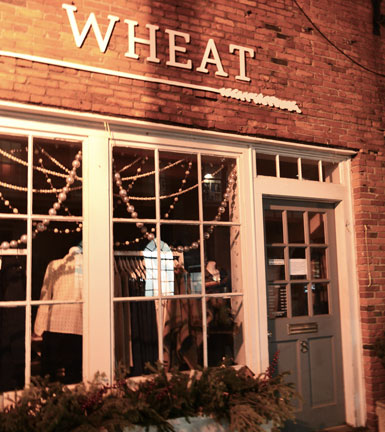 Wheat, boutique on Inn St., Newburyport, Mass.