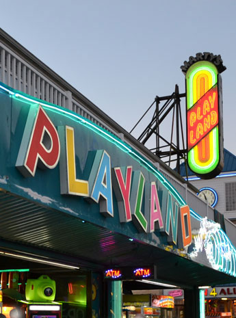 Playland arcade at the Inlet, Ocean City, Md.