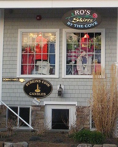 RO's Shirts by the Cove and Perkins Cove Candles, Perkins Cove, Ogunquit, Maine