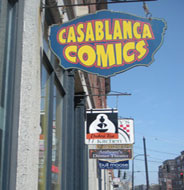 Casablanca Comics, Middle St., Portland, Maine