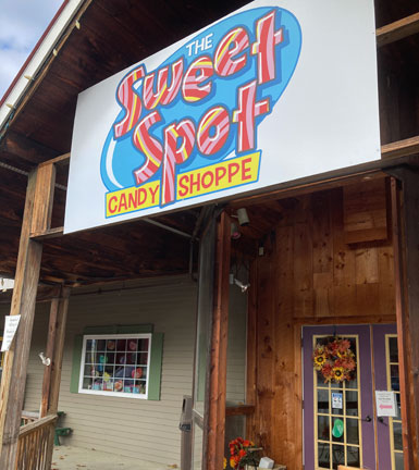 Sweet Spot Candy Shoppe, Woodstock Rd., Quechee, Vt.
