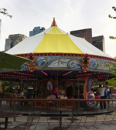 Carousel at Quincy Market, Rose Kennedy Greenway, Boston, Ma.