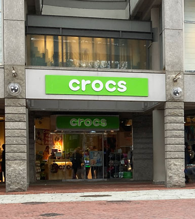 Crocs, Market Place Center, Boston, Ma.