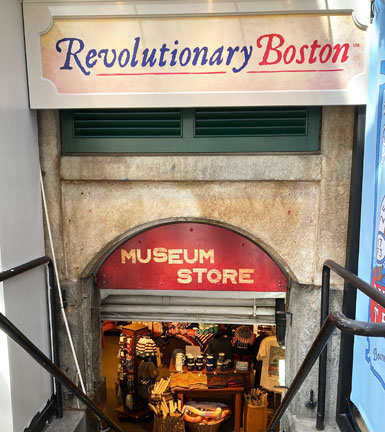 Revolutionary Boston Museum Shop, Quincy Market S. Canopy Lower Level, Boston, Ma.