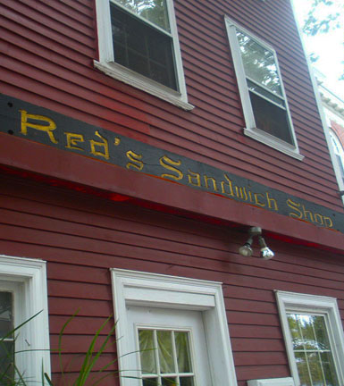 Red's Sandwich Shop, Central St., Salem
