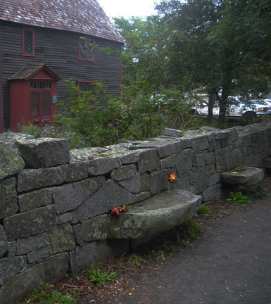 Salem Witch Trials Memorial, adjacent to Burying Point cemetery, Charter St., Salem