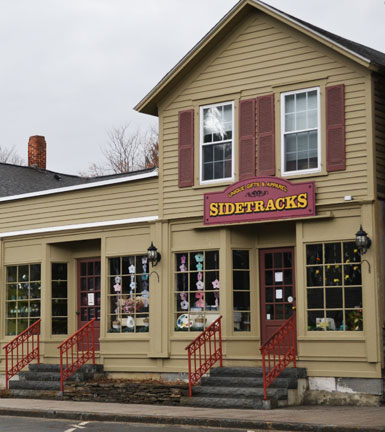 Sidetracks, gift shop, Elm St., downtown Stockbridge
