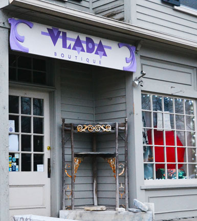 Vlada Boutique, Michaels Restaurant, Elm St., downtown Stockbridge