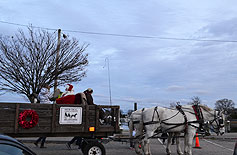 Hayrides with Santa, Festival of Lights, Wickford, R.I.