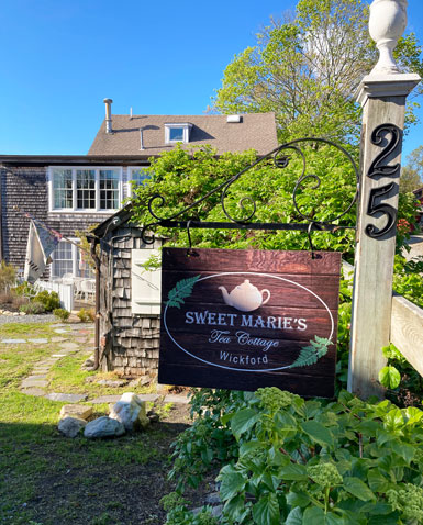 Sweet Marie's Tea Cottage, West Main St., Wickford, R.I.