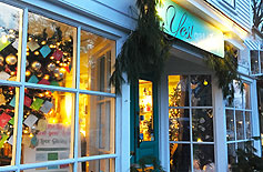 Yes Gallery at Christmastime, Brown St., Wickford, R.I.